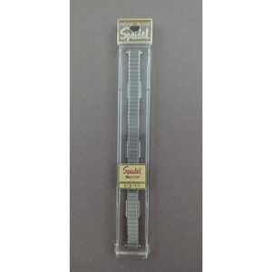 Speidel Silver Twist O Flex Stainless Steel Ladies Watch Band 8mm 2202/03 VTG